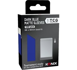 Konix Dark Blue Matte Sleeve 100 pieces