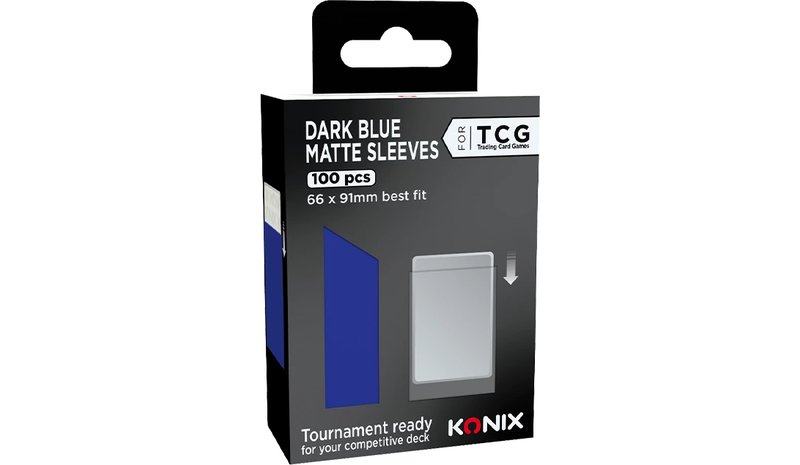 Konix Dark Blue Matte Sleeve 100 pieces