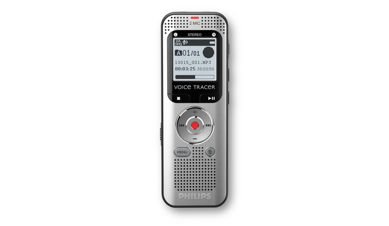Philips Voice Tracer DVT2015 dictaphone Internal memory & flash card Silver