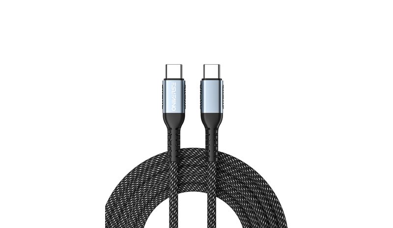 Oniverse USB-C to USB-C 100W fast charging cable - 2 meters - Black (Multiplatform)