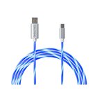 Oniverse USB-C to USB-C fast charging cable - 2 meters - LED (Multiplatform)