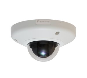 LevelOne HUBBLE Fixed Dome IP Network Camera, 3-Megapixel, 802.3af PoE, Vandalproof