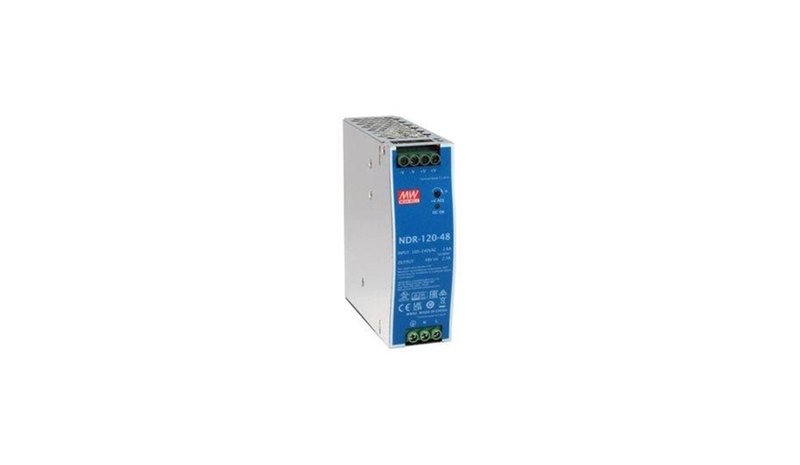 LevelOne 48V DC Industrial Power Supply, 120W, DIN-Rail,-20 ~ +70 ?