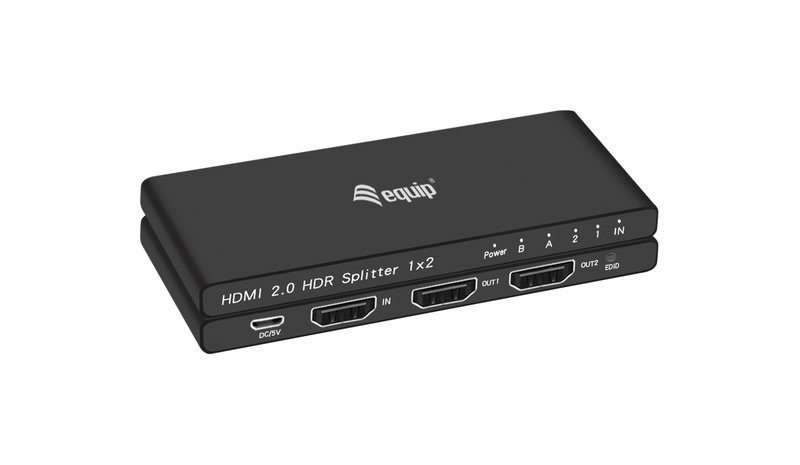 Equip Ultra Slim 2-Port HDMI 2.0 Splitter