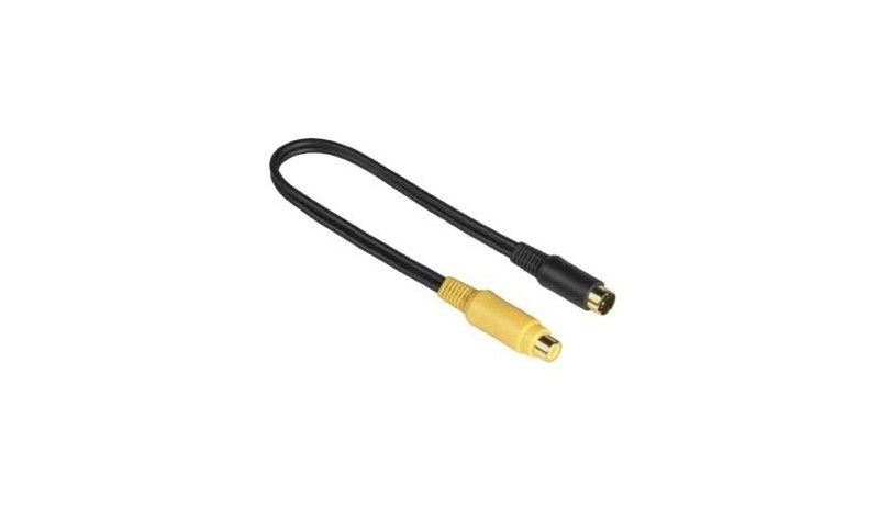 Hama Adapter S-VHS -Plug - RCA Socket 0.2 m Black
