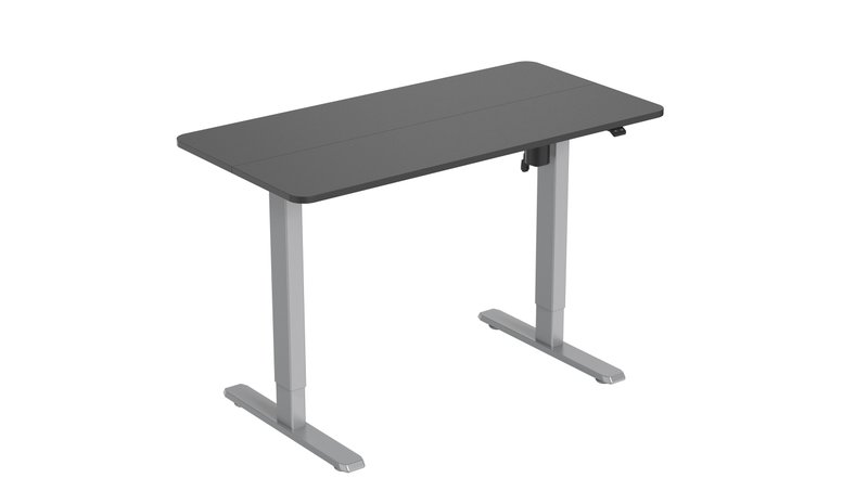 Equip ERGO Electric Sit-Stand Desk Frame with Desktop, Grey – kuva 1/2