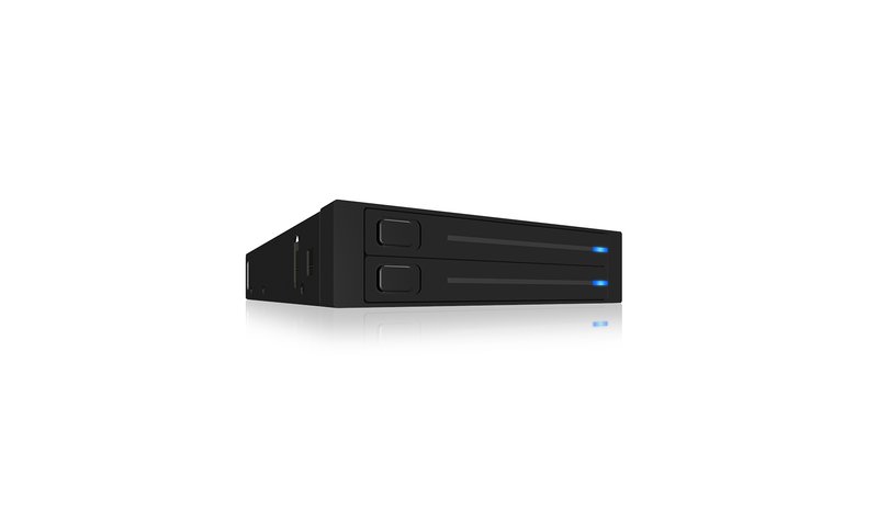 ICY BOX IB-2226StS 8.89 cm (3.5") Storage drive tray Black