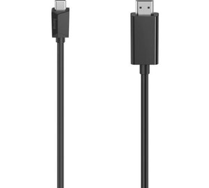 Hama 00200719 USB cable 3 m USB C HDMI Type A (Standard) Black
