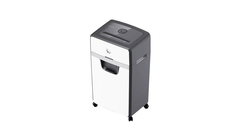 HP 2808 paper shredder Micro-cut shredding 65 dB 22 cm White, Black