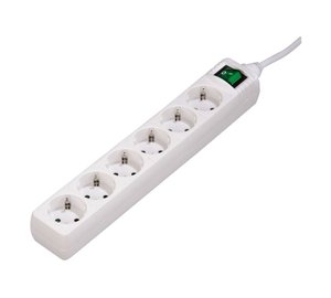 Hama 00121915 surge protector White 6 AC outlet(s) 230 V 3 m