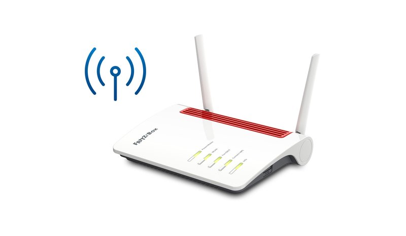 Box FRITZ! 6850 4G International wireless router Gigabit Ethernet Dual-band (2.4 GHz / 5 GHz) White