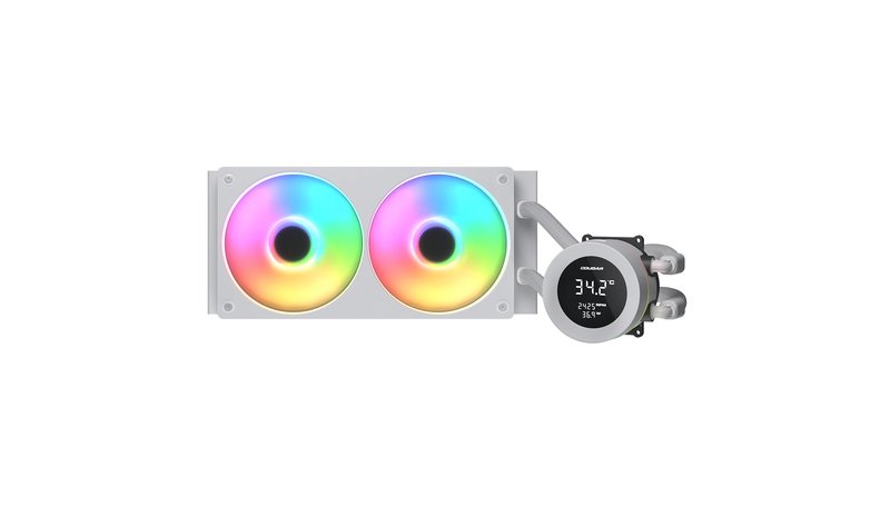 COUGAR CPU Water Cooling Poseidon Vistek 240, ARGB, White
