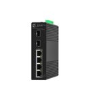 LevelOne Hilbert 6-Port Industrial Gigabit PoE Smart Lite Switch, 2 x SFP, 4 PoE Outputs, 802.3at/af PoE