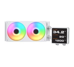 COUGAR CPU Water Cooling Poseidon Vistek Pro 240, ARGB, White