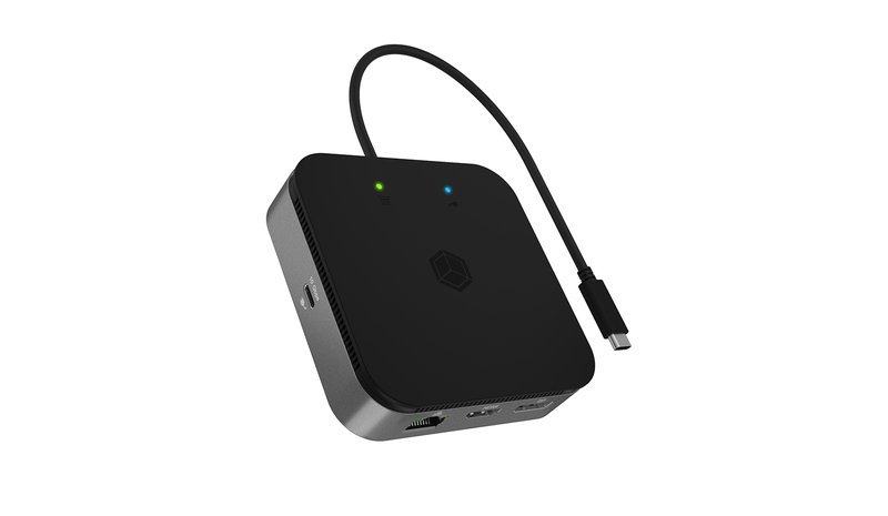 ICY BOX 7-in-1 USB4® DockingStation with dual video output