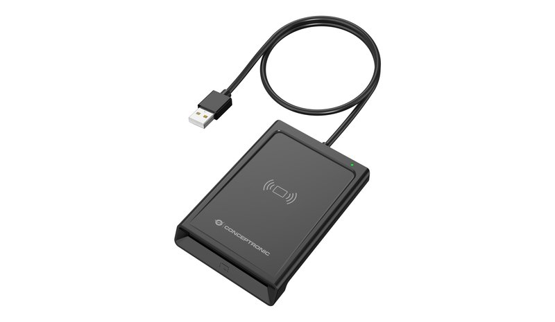 Conceptronic BIAN11B Dual Interface Smart ID Card Reader