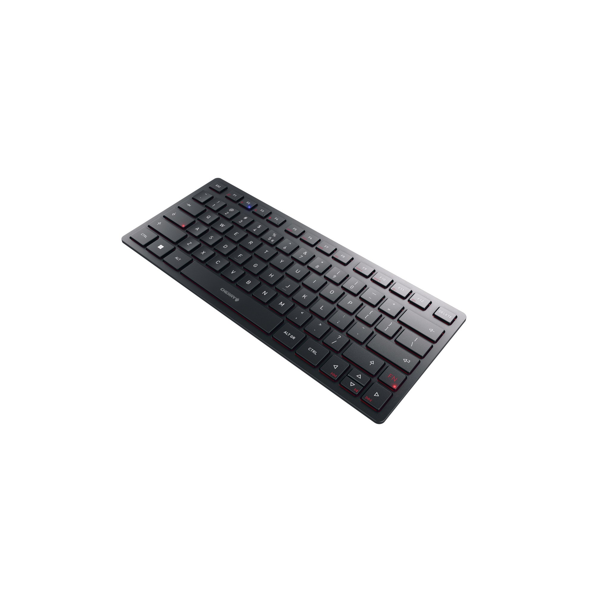 Cherry KW 9200 MINI - Näppäimistö - Belgialainen - Musta