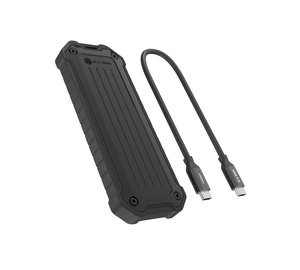 ICY BOX M.2 NVMe/SATA SSD Enclosure Shock and dust proof