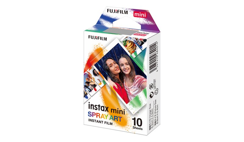 Fujifilm Instax MINI Spray Art Film Multicolour