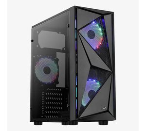 Aerocool Glider Cosmo-A-BK-v2 Midi Tower Black