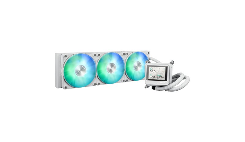 ASUS MAX Gaming LC 360 ARGB LCD White Edition Processor All-in-one liquid cooler 12 cm
