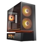 COUGAR Midi Tower Case, CFV235 Vision, ARGB, LCD Display, Mesh, Black