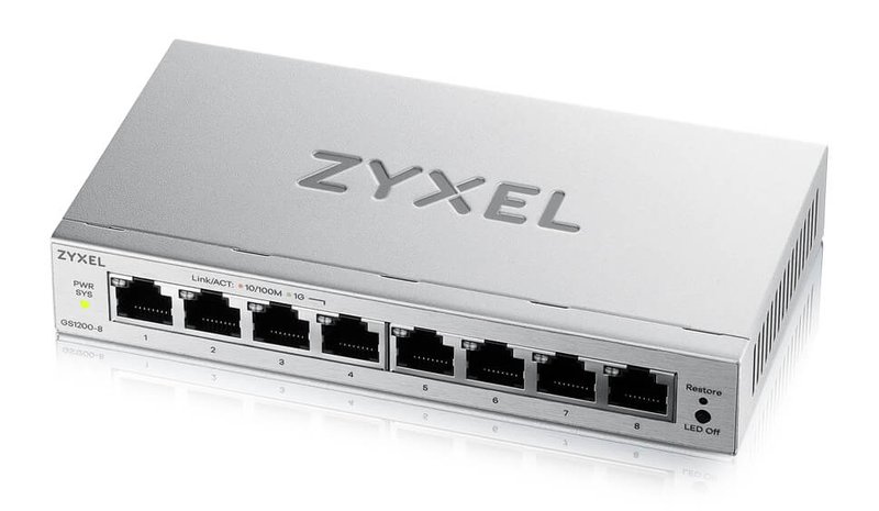 Zyxel GS1200-8V3-EU0101F, kytkin