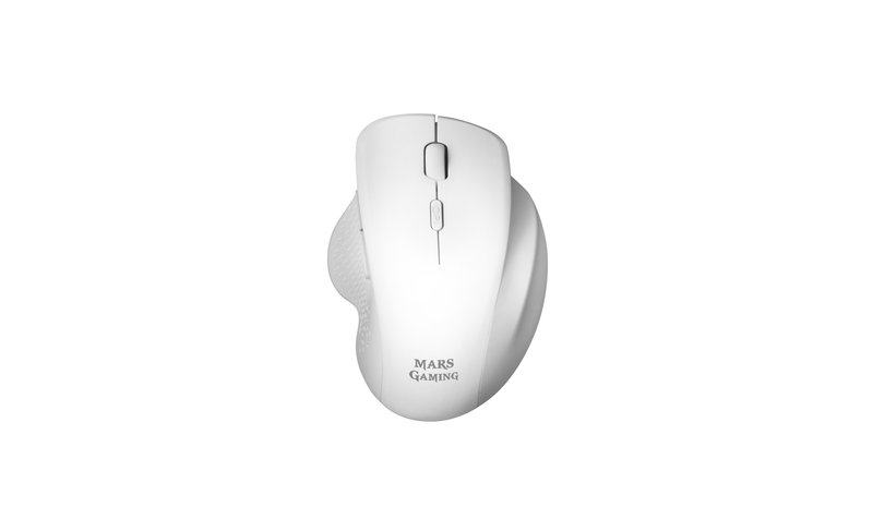 Mars Gaming MMWERGO Wireless Mouse Ergonomic White