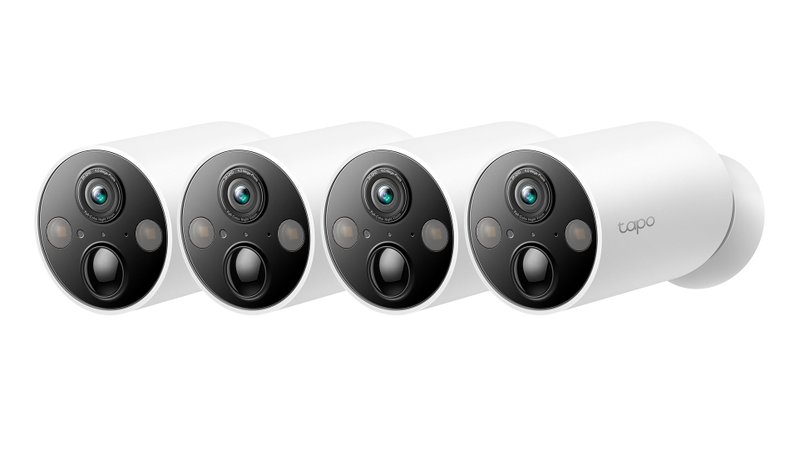 TP-Link Tapo Smart Wire-Free Security Camera, 4-Pack