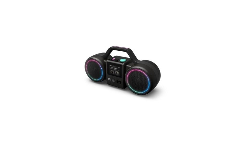 Philips The Roller Stereo portable speaker Black 60 W