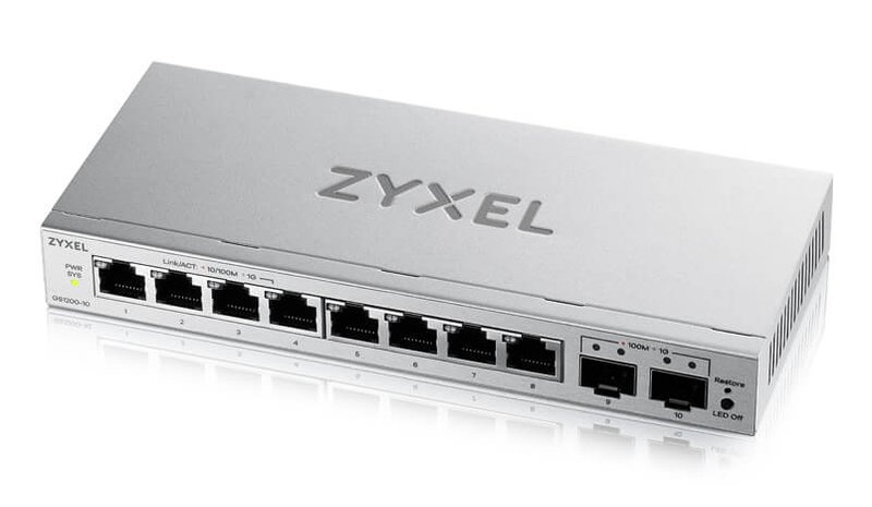 Zyxel GS1200-10V3-EU0101F, kytkin