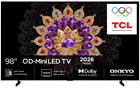 TCL MQLED80L 98MQLED80L TV 2.49 m (98") 4K Ultra HD Smart TV Wi-Fi Black 2500 cd/m²