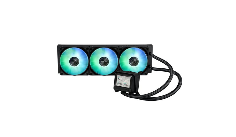 ASUS MAX GAMING LC 360 ARGB LCD Processor All-in-one liquid cooler 12 cm Black