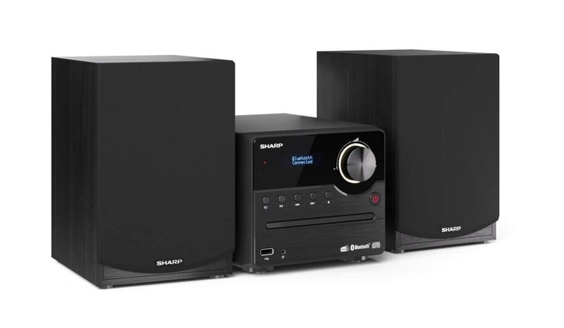 Sharp XL-B517D Home audio micro system 45 W Black