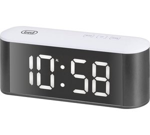 Trevi EC 883 BL Digital alarm clock Black, White