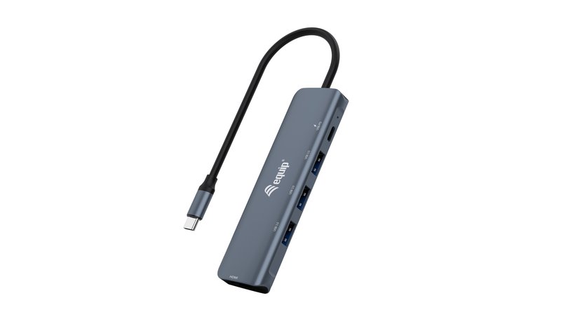 Equip USB-C 5 in 1 MULTIFUNCTIONAL Adapter, HDMI, USB 3.2 GEN1, 100W USB PD