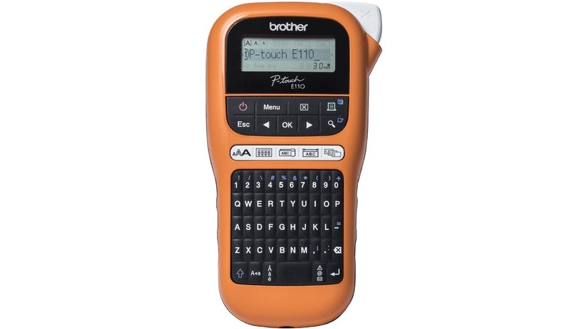 Brother PT-E110 label printer Thermal transfer 180 x 180 DPI 20 mm/sec HGe/TZe QWERTY