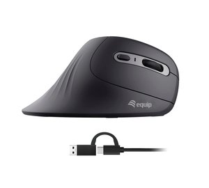 Equip 245119 mouse Universal Right-hand USB Type-A + USB Type-C Optical 7200 DPI
