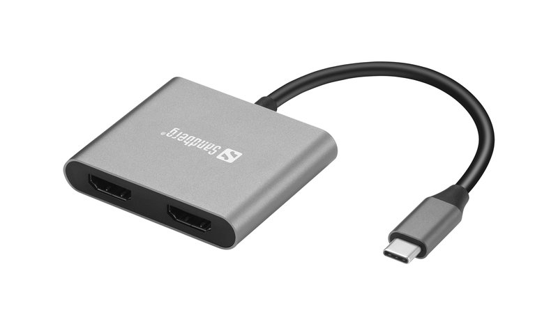 Sandberg USB-C Dock 2xHDMI+USB+PD