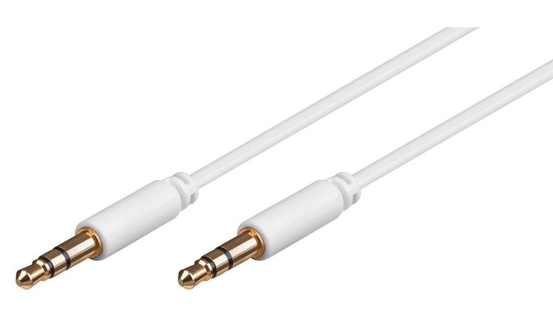 Microconnect AUDLL05W audio cable 0.5 m 3.5mm White