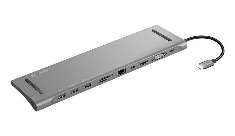 Sandberg USB-C 10-in-1 Docking Station
