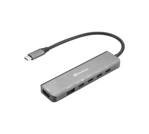 Sandberg USB-C 6-in-1 MediaDock