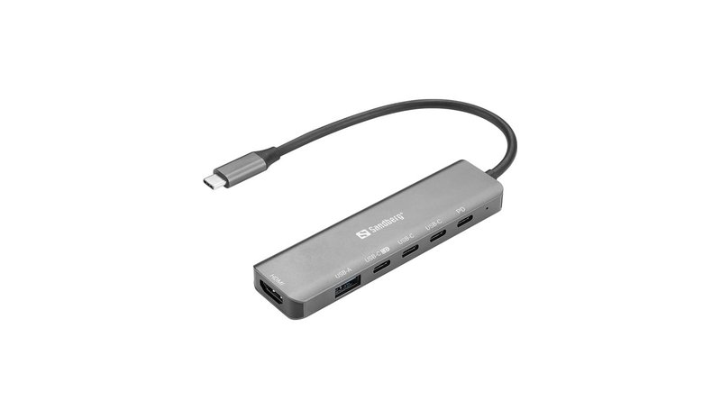 Sandberg USB-C 6-in-1 MediaDock