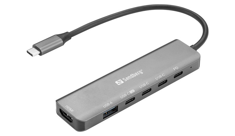 Sandberg USB-C 6-in-1 MediaDock