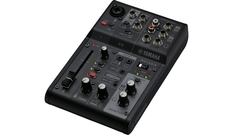 Yamaha AG03MK2 3 channels Black