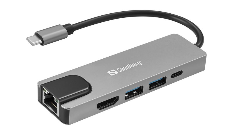 Sandberg USB-C 5in1 Travel Dock Saver