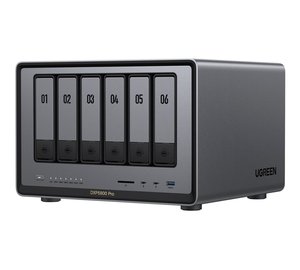 Ugreen NASync DXP6800 Pro NAS Compact Intel® Core™ i5 i5-1235U 8 GB DDR5 0 TB UGOS Pro Black