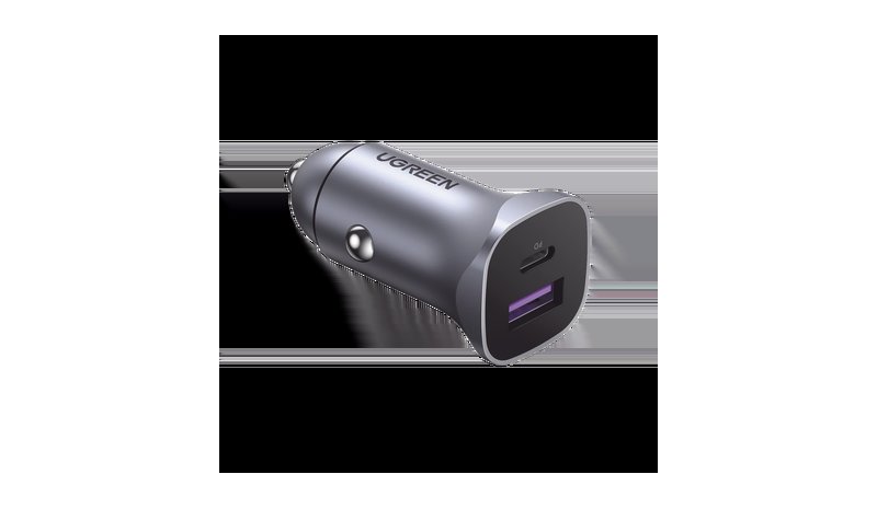 Ugreen 40858 mobile device charger Universal Aluminium Cigar lighter Fast charging Auto