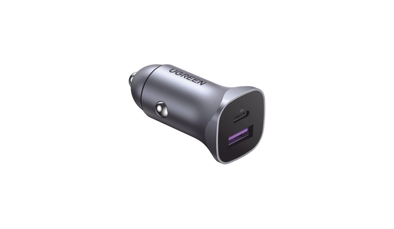Ugreen 40858 mobile device charger Universal Aluminium Cigar lighter Fast charging Auto