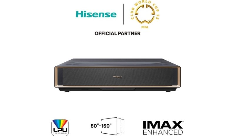 Hisense PT1 Ultra short throw projector UHD 4K (3840x2160) 3D Black
